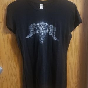 Asphalt angel burnout style short sleeve